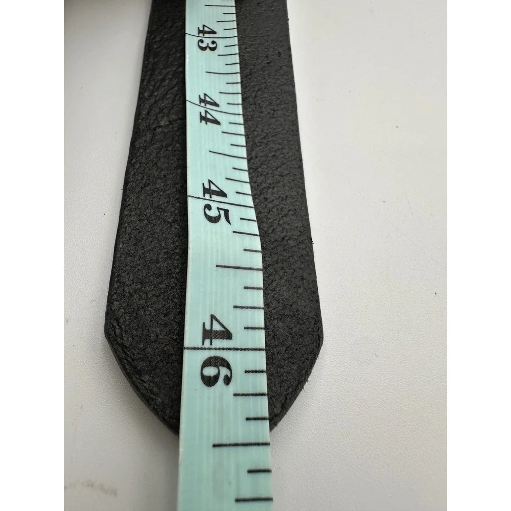 Columbia Leather Belt L 38-40 Black Rugged Stitch Gorpcore Outdoor Casual Work
